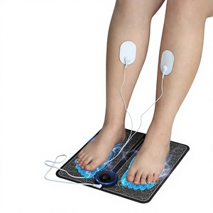 Mini Tapete de Masaje Portátil, Masajeador EMS TENS, Máquina de Acupuntura Recargable con Pantalla LCD para Alivio de Pies, Manos, Piernas y Cuerpo - Product Image 1