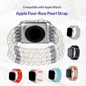 Breloque de <span class=keywords><strong>bracelet</strong></span> de montre en alliage de zinc, <span class=keywords><strong>bracelet</strong></span> élastique pour séries 11, 10, Ultra, 9, 8, 7, 6, 5, SE, 3 - Product Image 1