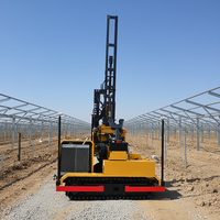 Piladora de tierra blanda/para temporada de lluvias con GPS y nivelación automática, sin hundimiento en terrenos pantanosos, operación todo el año sin interrupciones.