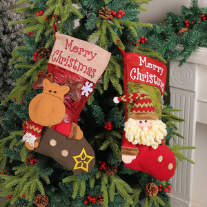 Nouvelles chaussettes de <span class=keywords><strong>Noël</strong></span> avec personnages en peluche 3D, bonhomme de neige, Père <span class=keywords><strong>Noël</strong></span>, renne, décorations de <span class=keywords><strong>Noël</strong></span> - Product Image 5