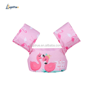 <span class=keywords><strong>Gilet</strong></span> de <span class=keywords><strong>sauvetage</strong></span> flottant pour bébé avec manches de dessin animé, bouée de natation EPE, brassard flottant et combinaison de flottabilité en mousse - Product Image 4