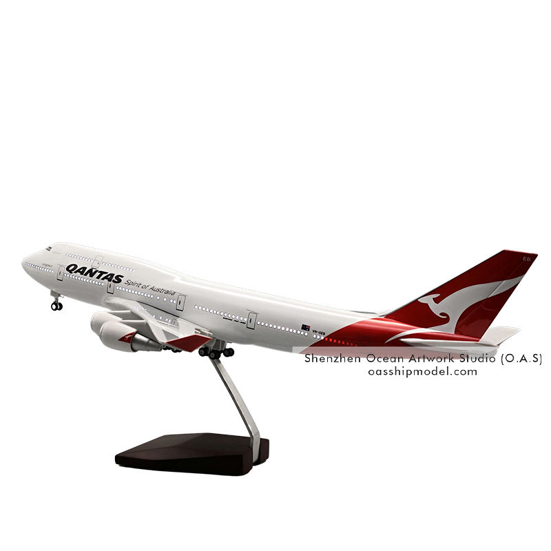 747 Qantas Airways Aircraft Model