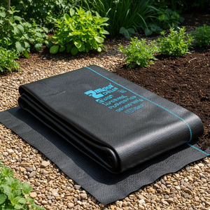 Tela de Paisajismo de 2 m de Ancho x 3 x 50 Pies de Largo, Geotextil Tejido, Bloqueador de Malezas, Tela de Jardín de Alta Permeabilidad, Protección para Grava - Product Image 2