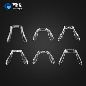 Keyou หนึ่งชิ้นแผ่นจมูกแบบบูรณาการรูปร่างอานชิ้นส่วนแว่นตาพลาสติกกันลื่น - Product Image 1