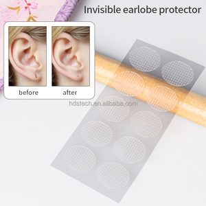 Fábrica Direta PE Respirável Earlobe Suporte Brincos Proteção Invisível Adesivos para Orelha Buracos Anti-Expansão para Festa - Product Image 2