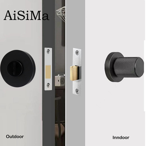 Kenop desain kenop populer, kunci pintu kamar mandi privasi - Product Image 1