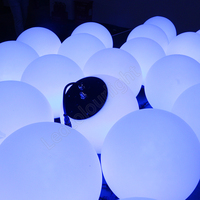 Lumières de scène à LED en forme de sphère à pixels RGB suspendues de haute qualité avec contrôle DMX512