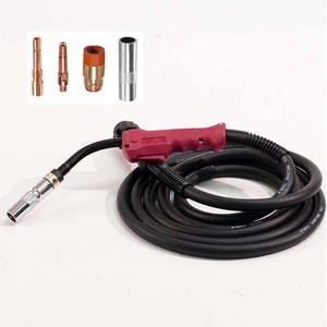 Torche de soudage pour machine de soudage MIG/MAG/CO2, style européen, pour acier et <span class=keywords><strong>aluminium</strong></span>, 15AK 24AD 36KD, torche de soudage à gaz protégé - Product Image 1