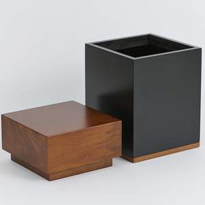 Wooden Pet <strong>Urns</strong> for <strong>Cats</strong> and Dogs, Made of Natural Walnut Wood, Are an Ideal Choice for Pet Souvenirs and Funerals - Product Image 5