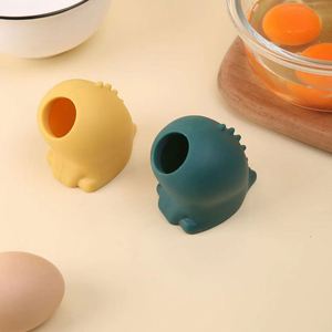 Kitchen Food Grade Bpa Free Automatic Filter <b>Baking</b> Tool <b>Silicone</b> Egg Mixture Yolk clear Sucker White Separator Silicon - Product Image 2