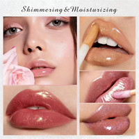 Huile à lèvres liquide repulpante et volumisante, teinte brillante, hydratante, longue tenue, avec logo personnalisé, 5 couleurs, maquillage pour les lèvres, logo privé