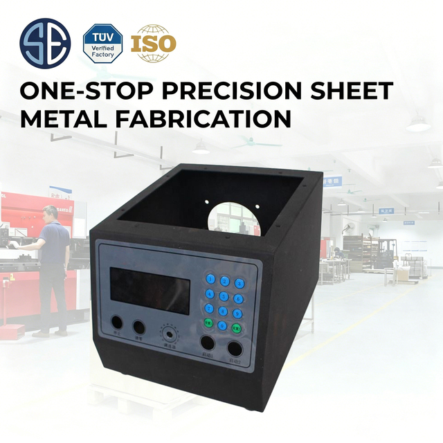 Custom Sheet Metal Enclosure for Industrial Automation Controller & Detection Host, Precision Machining Control Box Housing