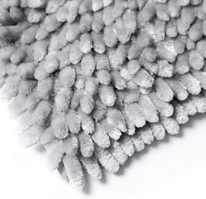 Shiny Absorbent Shaggy Chenille Bath Mat <strong>Bathroom</strong> <strong>Products</strong> - Product Image 3