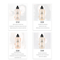 Fond de teint liquide BB crème grande capacité 120ml transparent et hydratant, base de maquillage hydratante, correcteur liquide