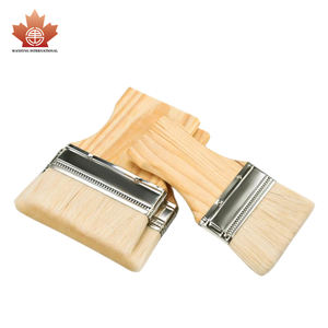 Pinceau plat professionnel en nylon pour les peintres à l'huile et à l'aquarelle, pinceau en bois pour artistes - Product Image 4