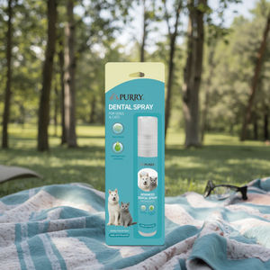 Cepillo Triple para Dientes de Perro Purry de Lujo Ecológico con Función de Carga Hecho de Plástico Duradero - Product Image 2