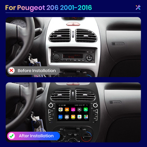 Sistema de Audio Multimedia para Automóviles, <span class=keywords><strong>Radio</strong></span> con Navegación GPS, Reproductor con Android Auto, Carplay, Wifi, Pantalla IPS de 2 Din para <span class=keywords><strong>Peugeot</strong></span> - Product Image 3