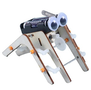 Giocattoli fai-da-te in legno sviluppo intellettuale Spider Robot Kit di esperimenti scientifici STEM giocattoli <span class=keywords><strong>Puzzle</strong></span> fisici giocattoli per bambini - Product Image 1