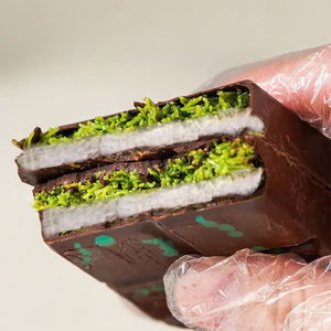 Doces de <span class=keywords><strong>Chocolate</strong></span> ao Leite por Atacado Balas com Pistache e Avelã Geleia Halal Marshmallows para Sanduíche <span class=keywords><strong>Chocolate</strong></span> de Dubai - Product Image 5