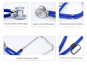 Estetoscopio Yuwell de Doble Cabeza, Multifuncional, de Acero Inoxidable, con Certificación CE, Juego de Video Laringoscopio Médico para Hospital, Precio Manual, Clase I - Product Image 2
