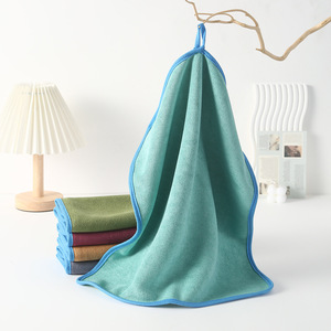 Serviette de nettoyage en microfibre 40x40 cm, épaisse, sans résidus d'eau, pour voiture et usage domestique - Product Image 1