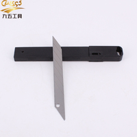Lames de rechange pour couteau utilitaire en acier au carbone SK5 de 18 mm en forme de T, 100 mm