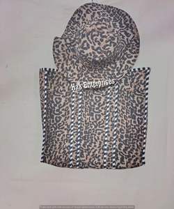 Sac fourre-tout en tissu matelassé imprimé en coton, imprimé léopard, tendance, simple, motif léopard, sac fourre-tout en toile, sac à main - Product Image 2