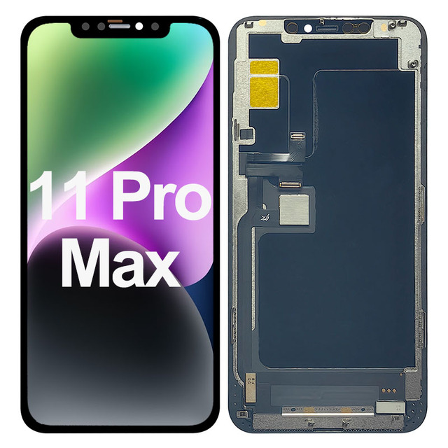 Mobile Phone LCD Display Compatible for iPhone X XR 11 12 13 14 15 16 Pro Max with Moveable IC and Stable Touch Performance