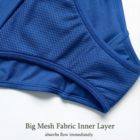 Maillot de bain menstruel une pièce anti-fuite 4 couches absorbant séchage rapide UPF 50+ résistant au chlore Vente en gros OEM ODM Maillots de bain personnalisés