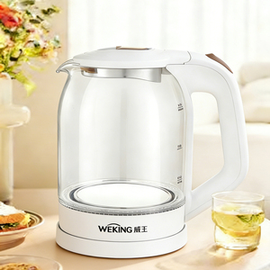 Bouilloire en verre 1,8 L, appareil électroménager avec corps en verre de haute qualité pour faire bouillir l'eau, chauffe-eau, usage domestique et cuisine - Product Image 6