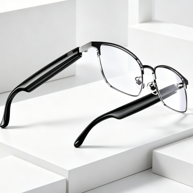 All-in-One AI Reality Glasses Meta, Bone Conduction Headset, HD Voice, Lightweight, UV Blocking Smart Sunglasses