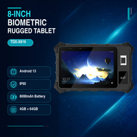 Nouvelle tablette robuste MTK Android 13 IP65 8 pouces 8000 mAh Wi-Fi Reconnaissance faciale Empreinte digitale APK personnalisé NFC RFID 4G GPS BT5.0 Accès OEM