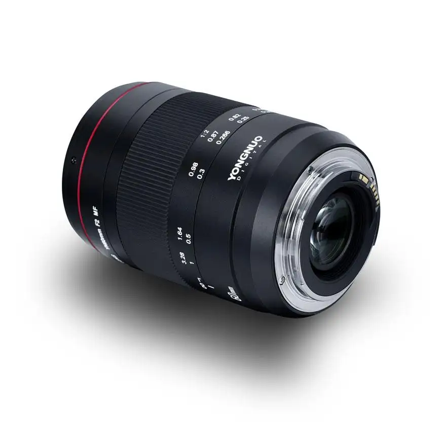 Yongnuo makro lens mesafe göstergesi DSLR kamera YN60MM lensler Canon EOS için 70D 5D2 5D3 600D