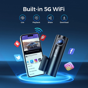 <span class=keywords><strong>Azdome</strong></span> <span class=keywords><strong>M300S</strong></span> <span class=keywords><strong>4K</strong></span> ไม่มีจอ5G WiFi GPS En การควบคุมด้วยเสียง Type-C พอร์ตรถกล่องดำ - Product Image 2