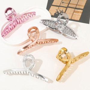 Grote Maat Retro Stijl Haai Clip Haaraccessoires Elegante Plastic Haarklauw Voor Meisjes - Product Image 2