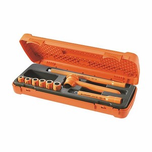 ชุดซ็อกเก็ต Usag ขนาด 3/8 นิ้ว พร้อมด้ามจับแบบตรง ชุดเครื่องมือ DIY พร้อมกล่องเก็บ - Product Image 1