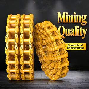 Cadenas de oruga para excavadoras y topadoras, piezas del tren de rodaje, eslabones de oruga D4D D5N D8N D11 D20 D31 D85 329D PC40 PC400-6 SK200-8 - Product Image 1