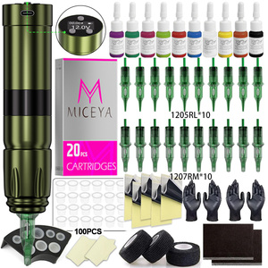 Kits de tatouage sans fil <span class=keywords><strong>Kit</strong></span> de tatouage professionnel pour débutants Équipement et fournitures de tatouage <span class=keywords><strong>Starter</strong></span> Complete Prix de gros - Product Image 3