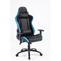 Chaise de jeu LED pour Gamer, Streamer, Esports, bureau à domicile, chaise inclinable de course avec support lombaire, appui-tête et roulettes pivotantes