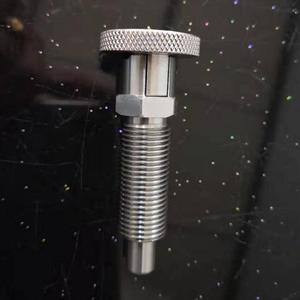 Factory Price Customized Stainless Steel Fully Threaded Index Plungers with Hexagon <b>Collar</b> Locking Nut Passivated Finish - Product Image 4