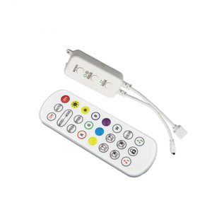 Contrôleur LED RGB USB 5V APP + Télécommande 24 touches pour accessoires d'éclairage de bande LED pour contrôler les bandes LED Port USB - Product Image 2
