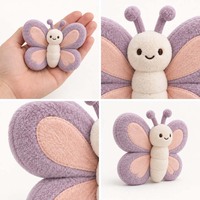 Peluche personnalisée Kawaii d'insectes de jardin, animaux en peluche doux, jouets en peluche, escargot, chenille, grenouille, poussin, cadeau pour enfants, OEM ODM