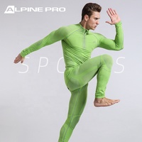 Ropa Interior Térmica Transpirable para Hombre Alpine PRO, Conjunto Deportivo de Invierno sin Costuras, Cómodo para Deportes de Invierno