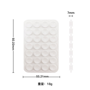 28-Piece Double-Sided Silicone Ventosa Conjunto Universal Quadrado Celular & Tablet Stand Sacos Carregadores Produtos de borracha Gênero - Product Image 6