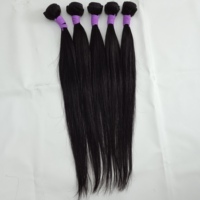 Letsfly bundel rambut Virgin panjang lurus murah 20 buah grosir pabrik 50g/Buah rambut manusia India 24 inci gratis pengiriman