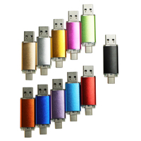 Clé USB Type C personnalisée 2.0 8 Go 16 Go 32 Go 64 Go, clé mémoire pour smartphones, clé USB-C OTG