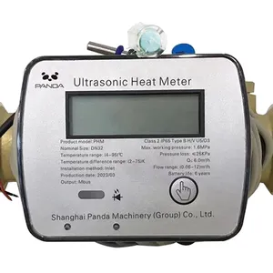 china panda dn25mm Supply low-power high-accuracy ultrasonic heat meter M-BUS/ RS-485 heat output brass heat meter