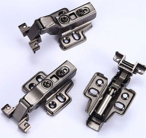 Juxin có thể điều chỉnh màu đen sắt kính khung cửa bản lề nhỏ Thủy lực mềm đóng bản lề 35mm cup kính tủ Bản lề cho đồ nội thất - Product Image 1