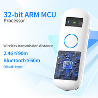 Lector de Códigos de Barras 2D GTCODESTAR, Mini Escáner de Códigos de Barras Inalámbrico, Lector de Códigos QR Portátil, Pistola Escaneadora de Códigos QR para Supermercado