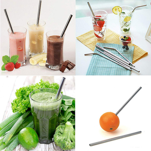 Ống Hút Bằng Thép Không Gỉ Chất Lượng Cao Bộ Ống Hút Kim Loại Có Thể Tái Sử Dụng Kèm Bàn Chải - Product Image 6
